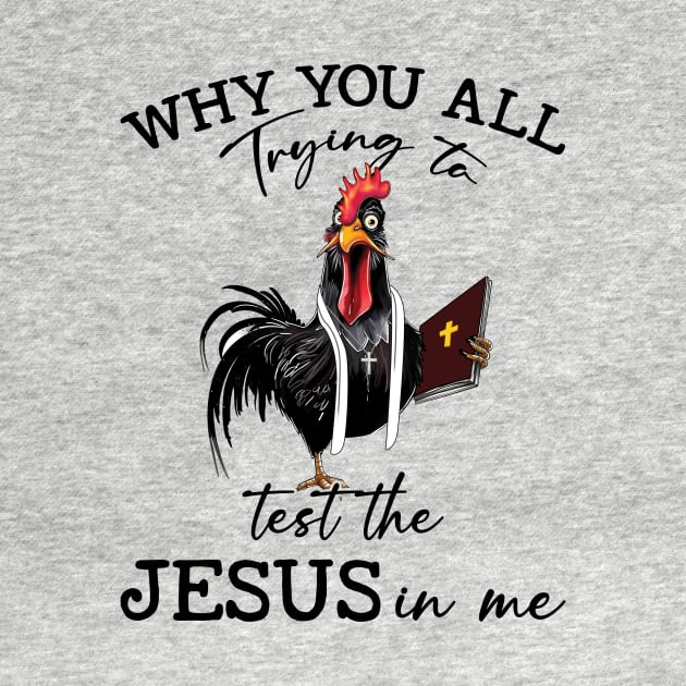 Chicken Why You All Trying To Test The Jesus In Me by Che Tam CHIPS